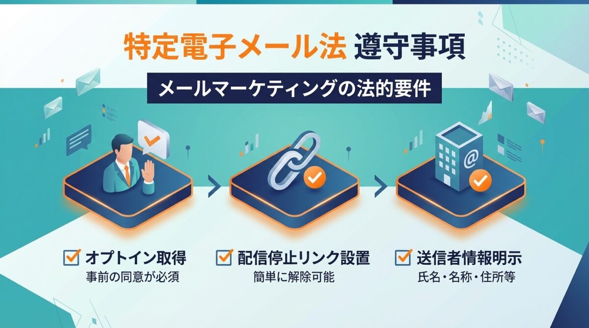 特定電子メール法順守事項