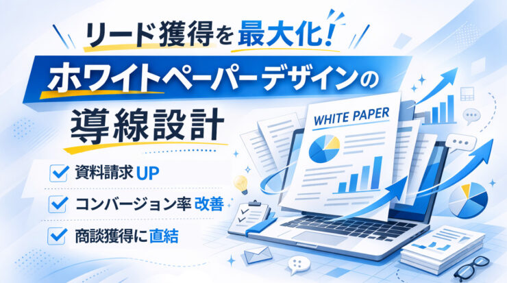 ホワイトペーパーデザインの動線設計