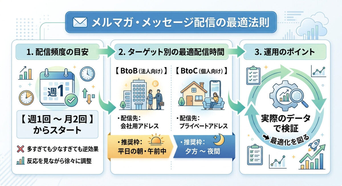 メルマガ配信頻度